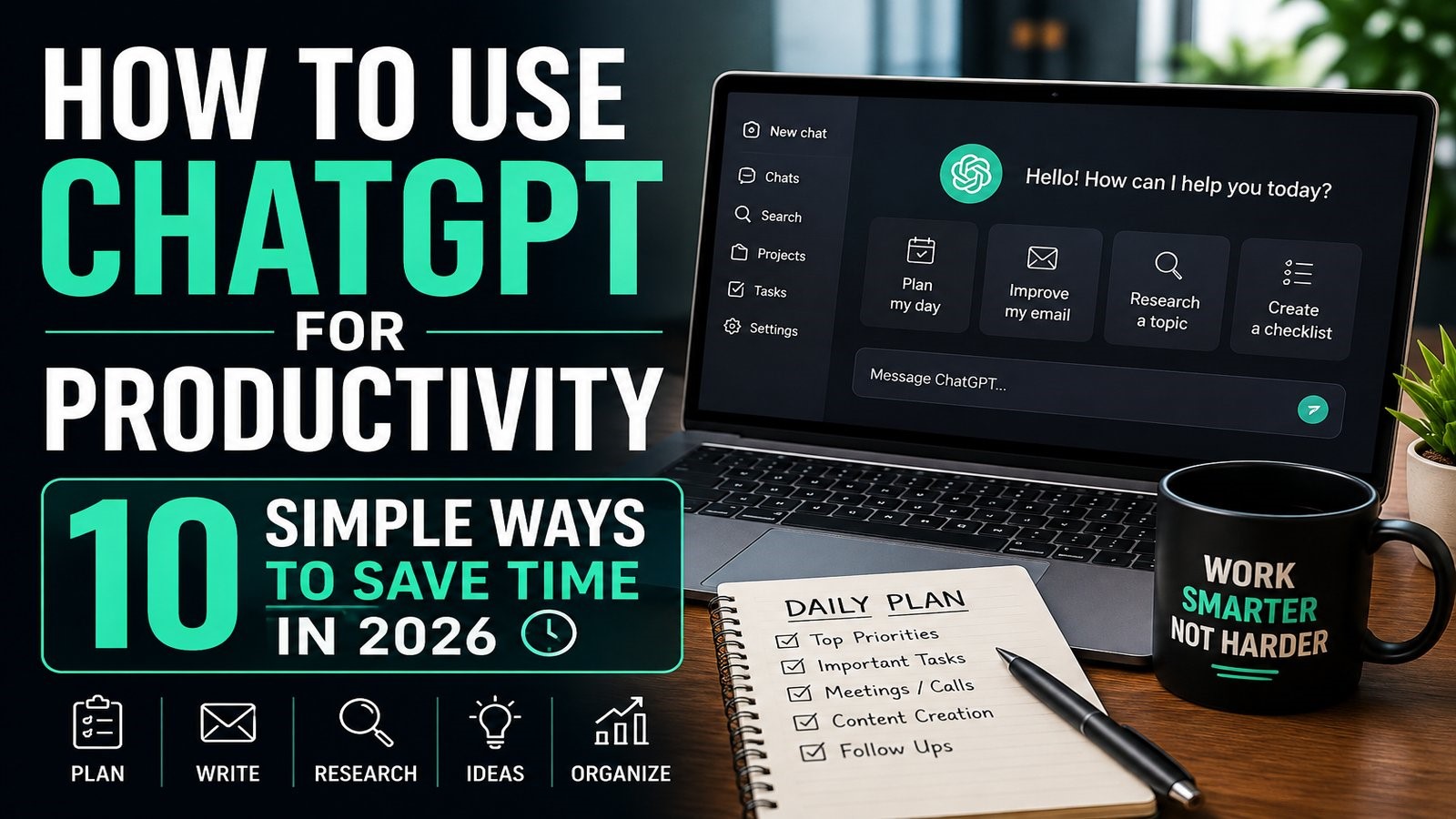 how to use ChatGPT for productivity