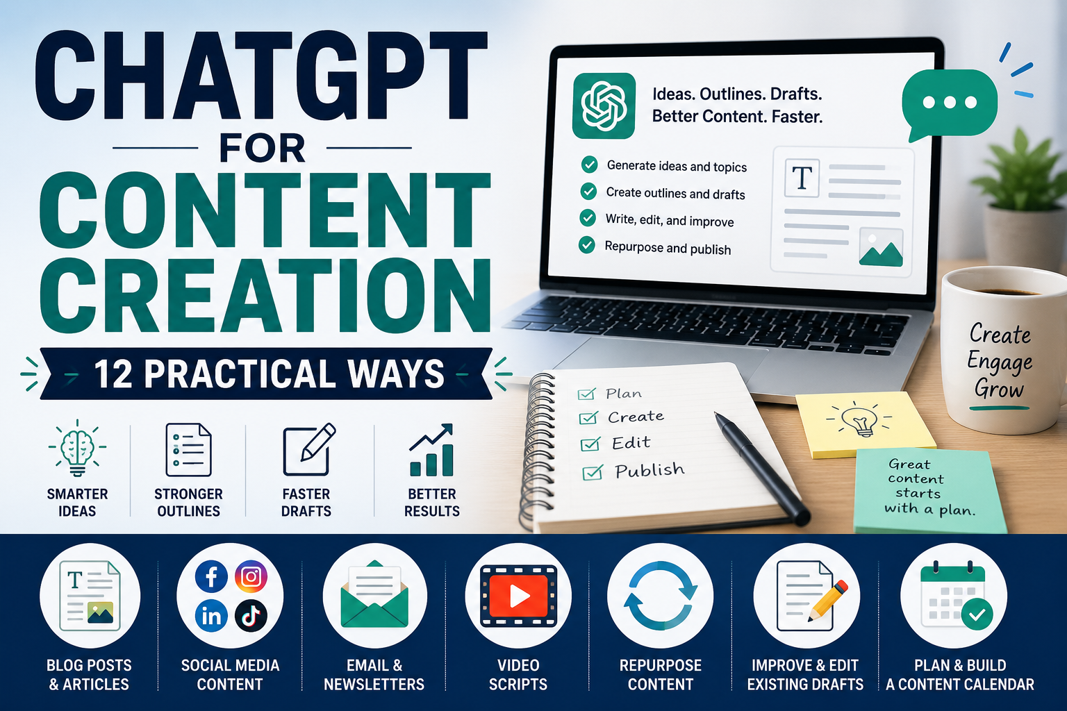 ChatGPT for content creation – 12 practical ways