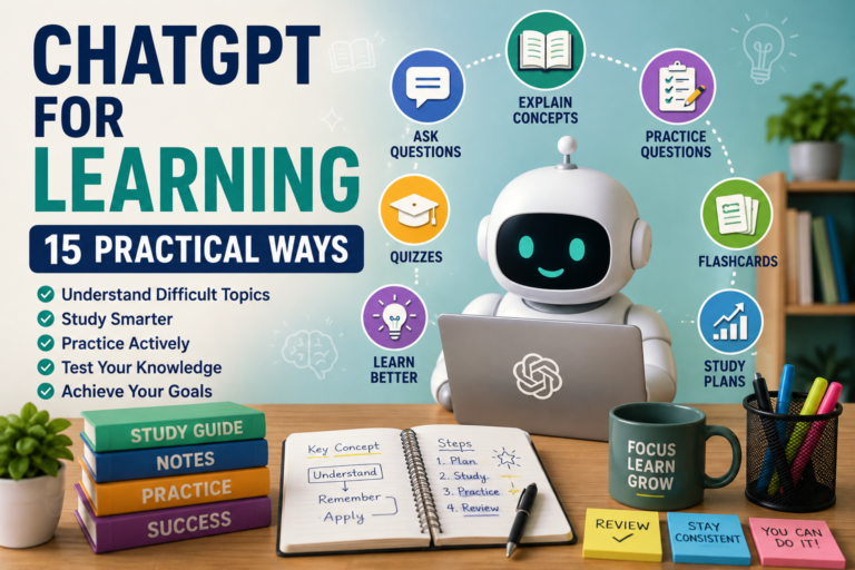 ChatGPT for learning