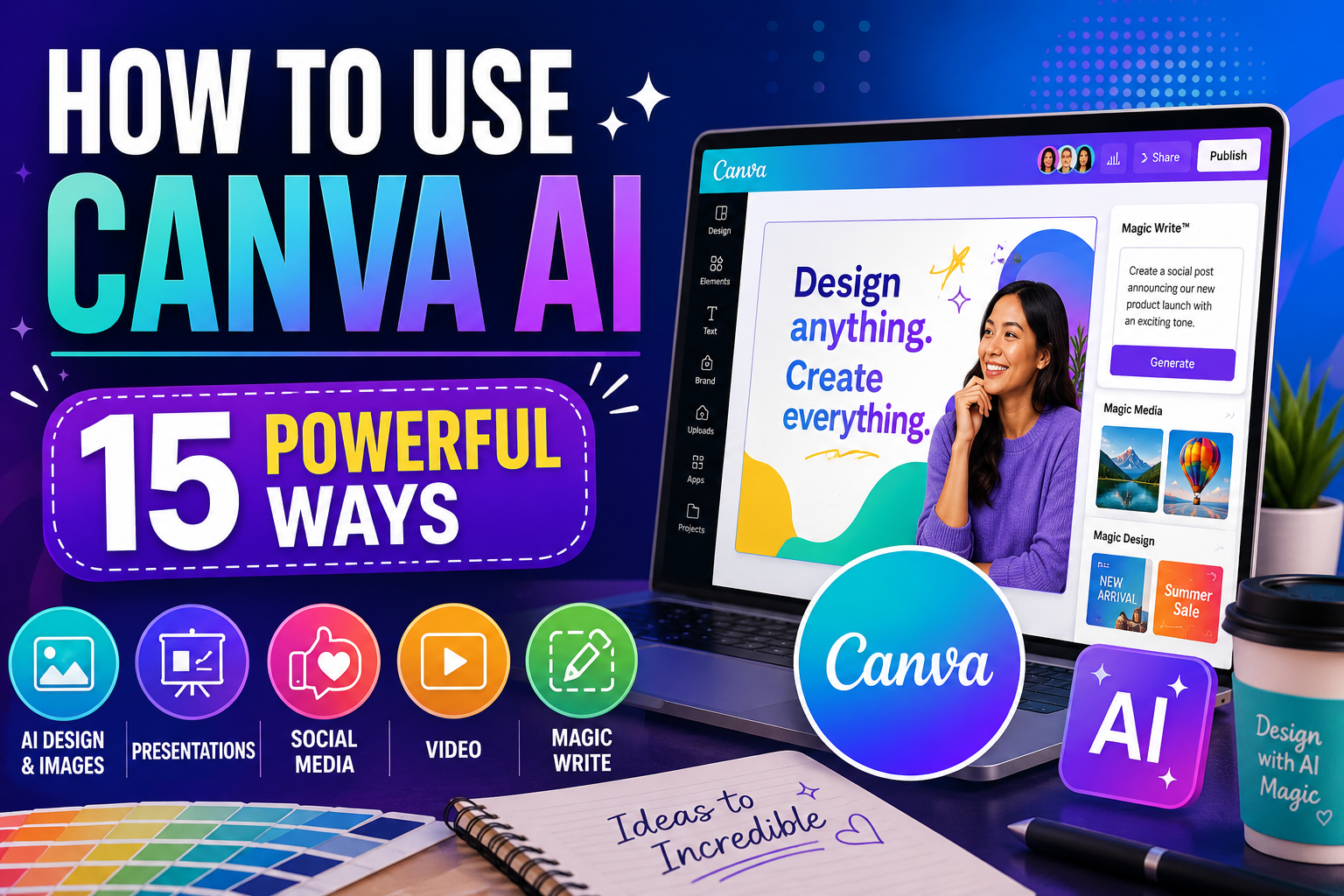 how to use Canva AI