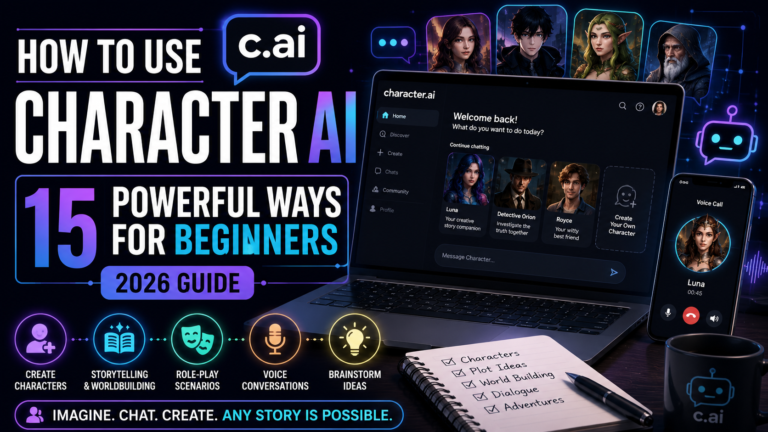 How to use Character AI for beginners in 2026