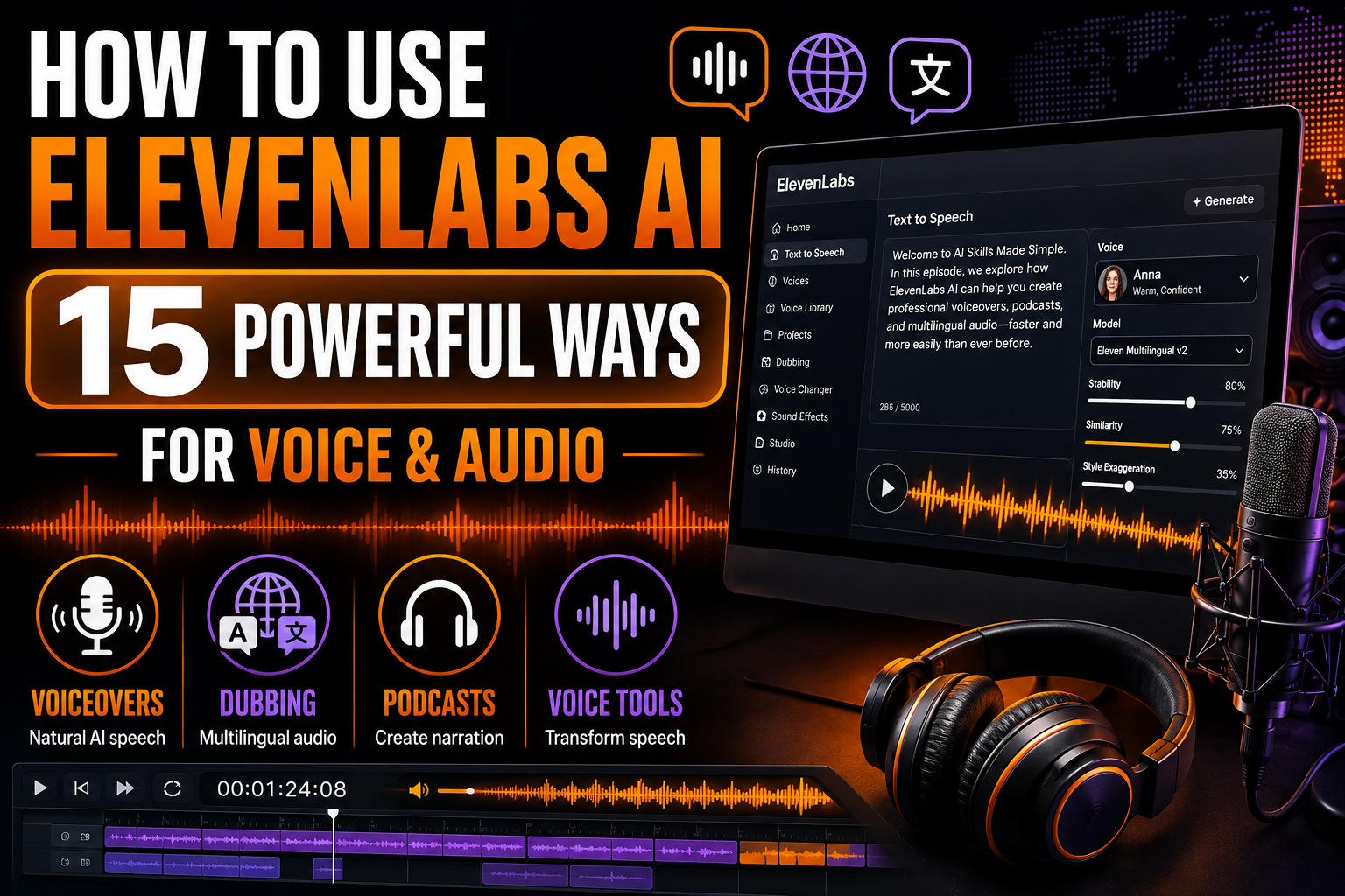 How to Use ElevenLabs AI: 15 Powerful Ways for Voice and Audio