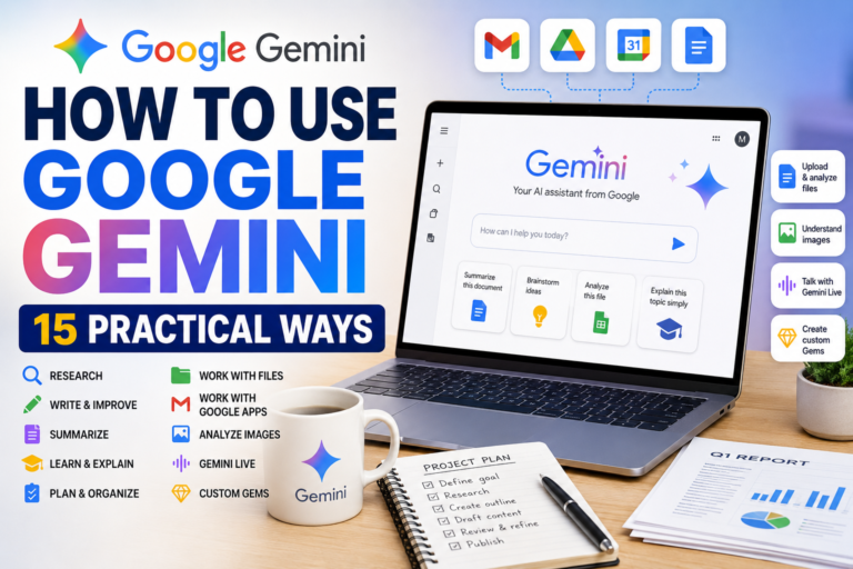 how to use Google Gemini