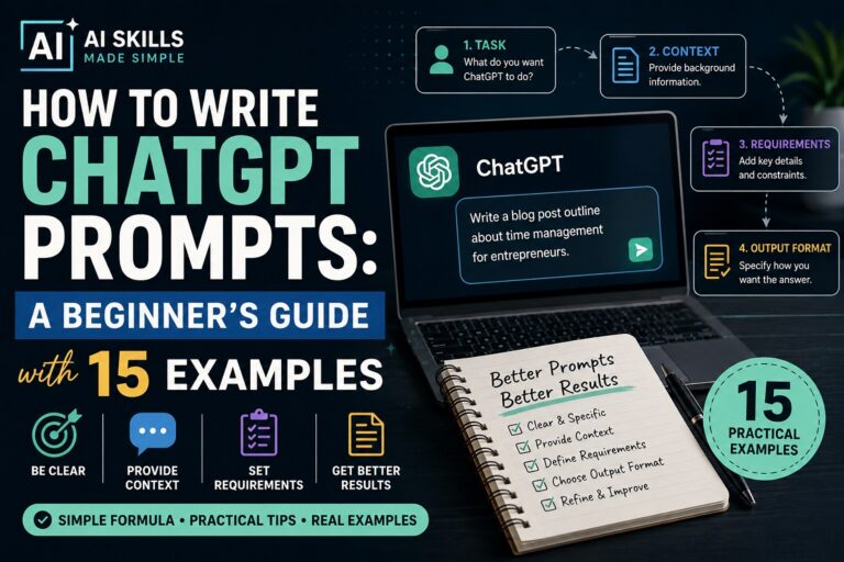 how to write ChatGPT prompts